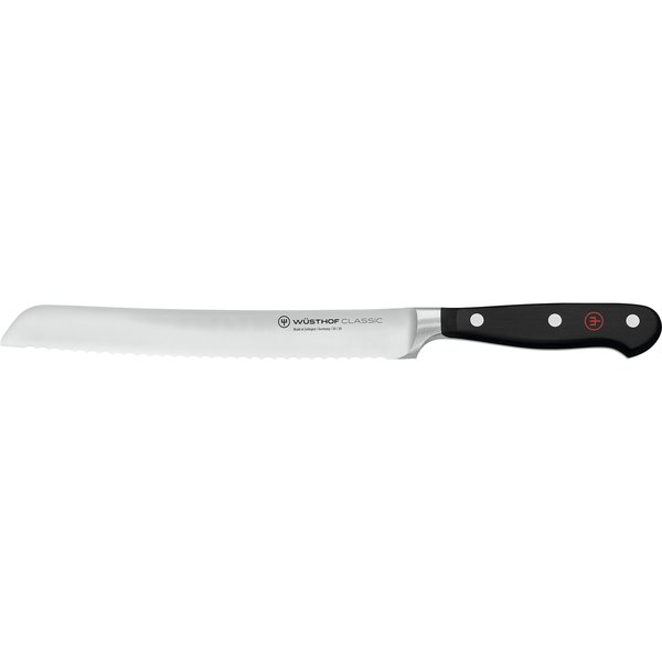 Classic Brødkniv 20 cm Sort/stål