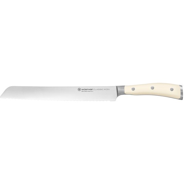 Classic Ikon brødkniv hvid 23 cm. 