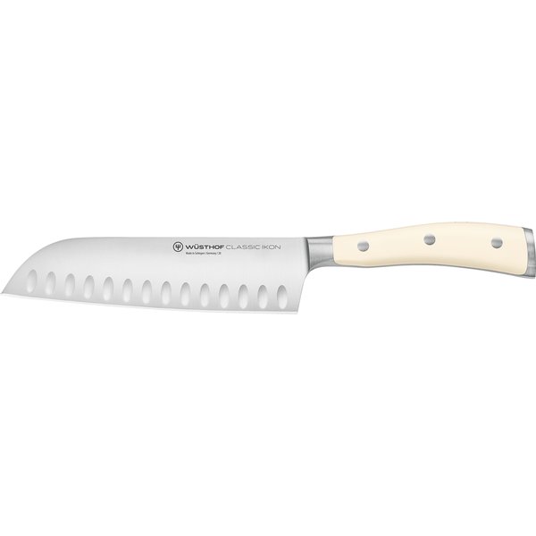 Classic Ikon santoku-kniv hvid 17 cm. 