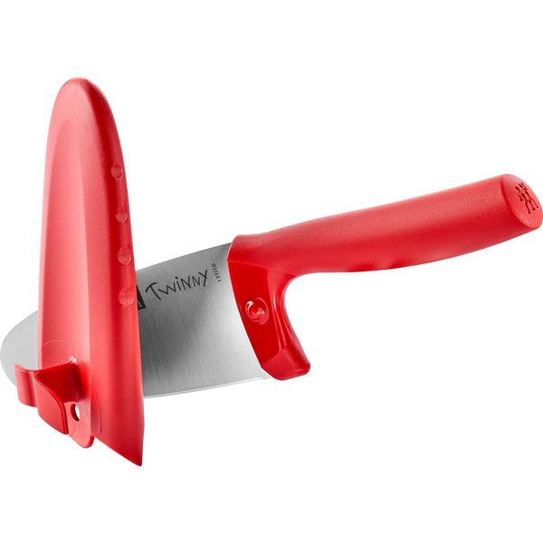 Twinny kokkekniv, 10 cm, rød