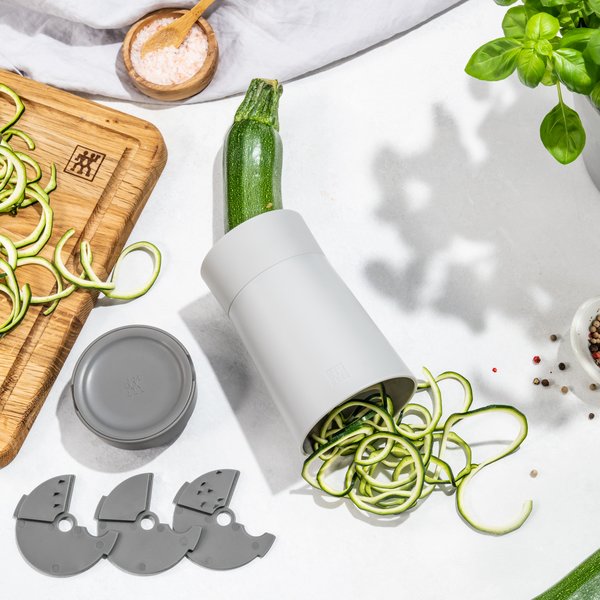 Z-Cut spiralizer, 8 cm, grå